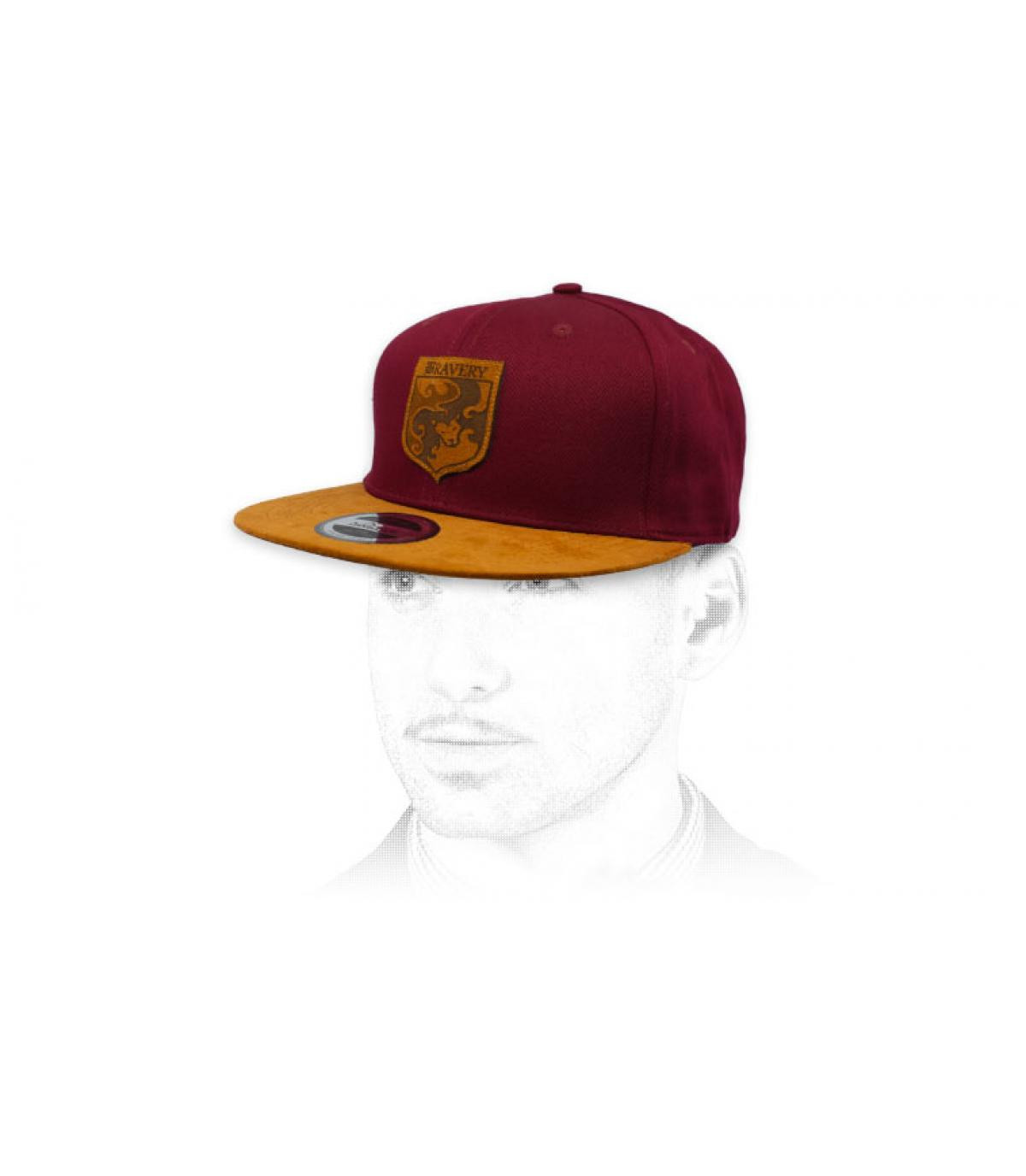 burgundy snapback bravery Snapback Bravery burgundy suede